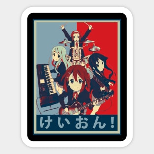 Mugi's Keyboard Magic K-on! Musical Symphony T-Shirt Sticker